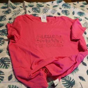 Pink 'Little Miss America' T-Shirt